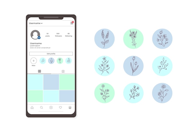 Instagram social media florale geschichten höhepunkte