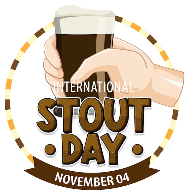 International stout day banner-design