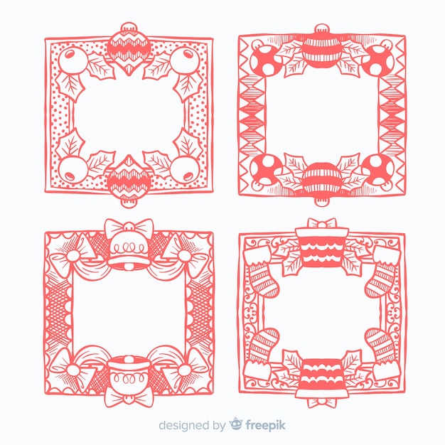 Intrincated christmas frames