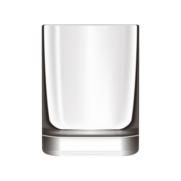 Isolierte Glas Hintergrund
