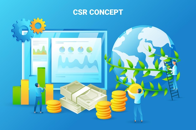 Isometrisches CSR-Konzept dargestellt