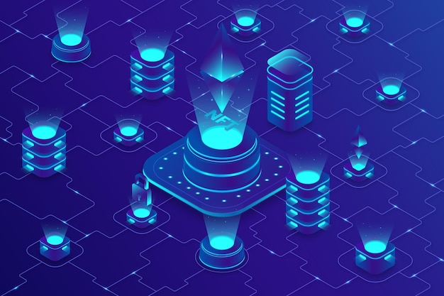 Isometrisches nft-konzept