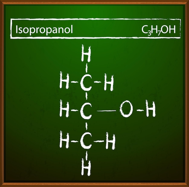 Isopropanol-moleküle