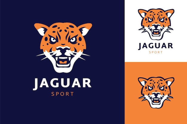 Kostenloser Vektor jaguar-logo-vorlage