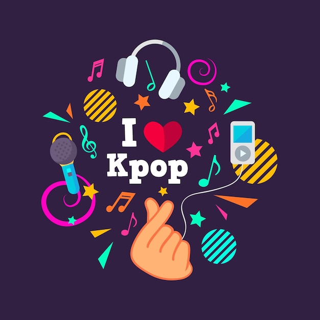 K-pop-musik-thema