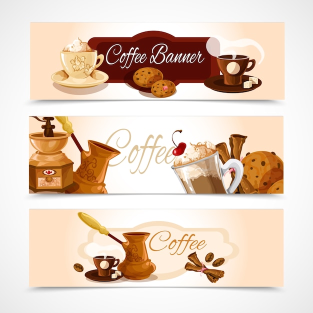 Kaffee banner horizontal