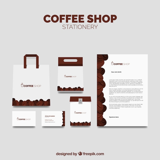 Kaffee stationery pack