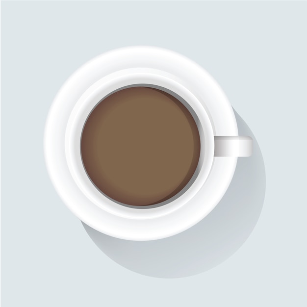 Kaffee-Symbol-Vektor-Illustration