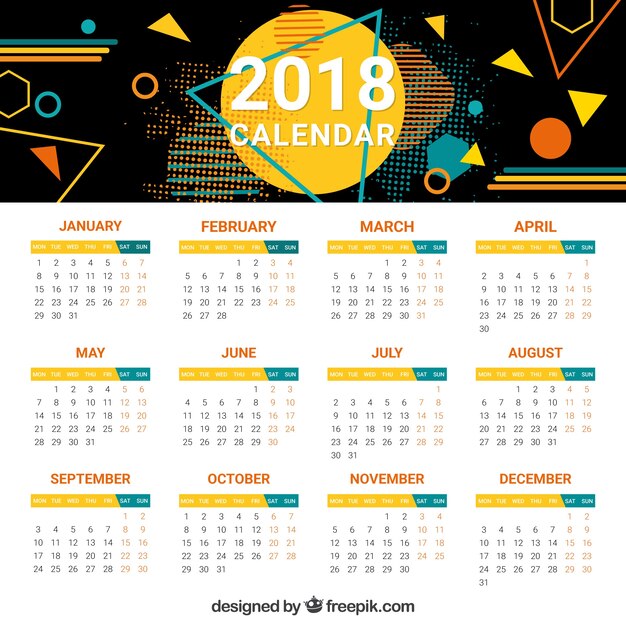 Kalender 2018