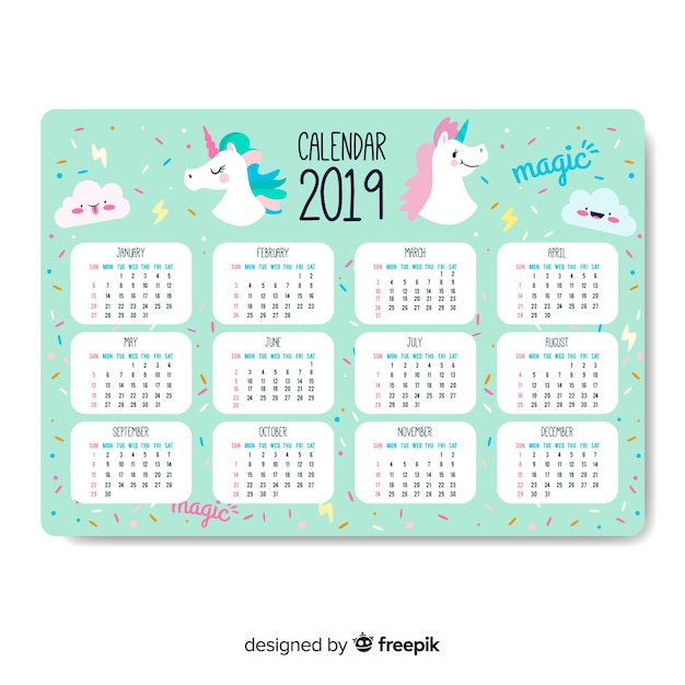 Kalender 2019