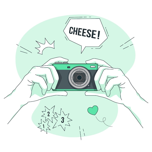 Kamerakonzeptillustration