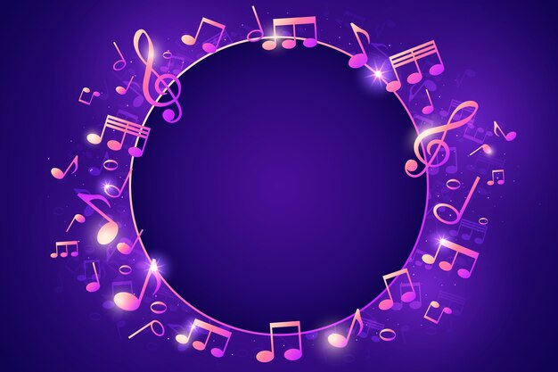Karaoke-Hintergrund mit Farbverlauf