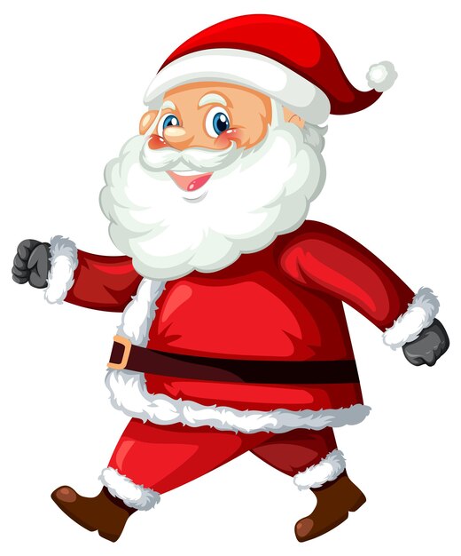 Karikaturfigur des Weihnachtsmanns