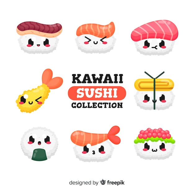 Kawaii sushi-sammlung