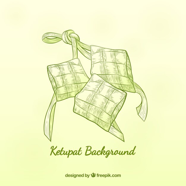 Ketupat Hintergrund