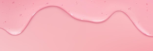 Klare flüssige kosmetische Geltextur