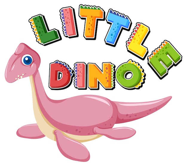 Kleine süße Dinosaurier-Cartoon-Figur