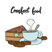 Komfort-food-konzept