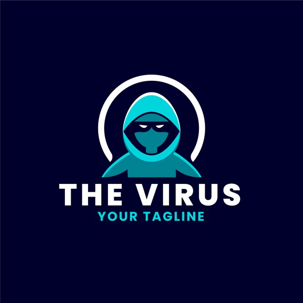 Kreative Hacker-Logo-Vorlage