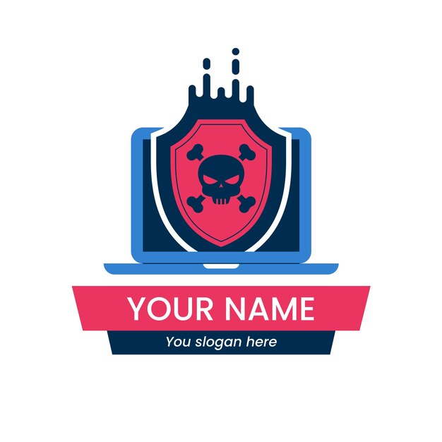 Kreative Hacker-Logo-Vorlage
