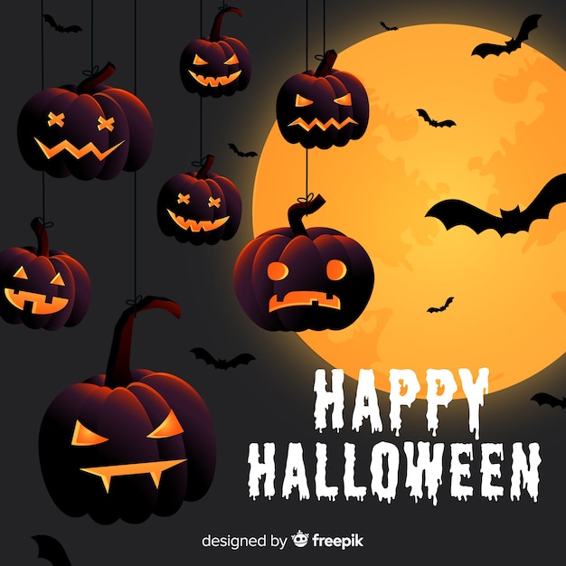 Kreativer Halloween-Hintergrund