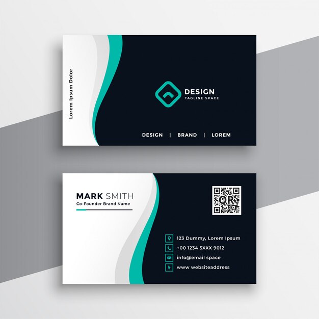 Kreatives Unternehmen visitng Kartendesign