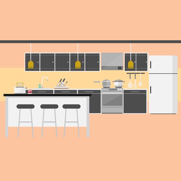 Küche Hintergrund-Design