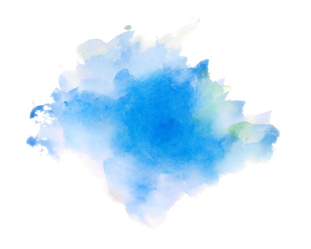 künstlerische und unordentliche blaue Aquarell-Schatten-Splitter-Hintergrund-Design