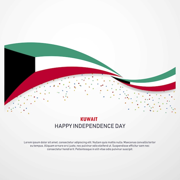 Kuwait happy unabhängigkeitstag hintergrund