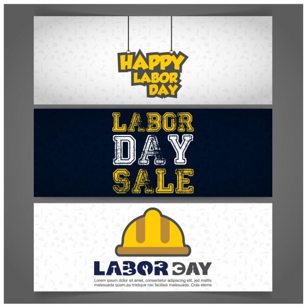 Labor day verkauf facebook banner