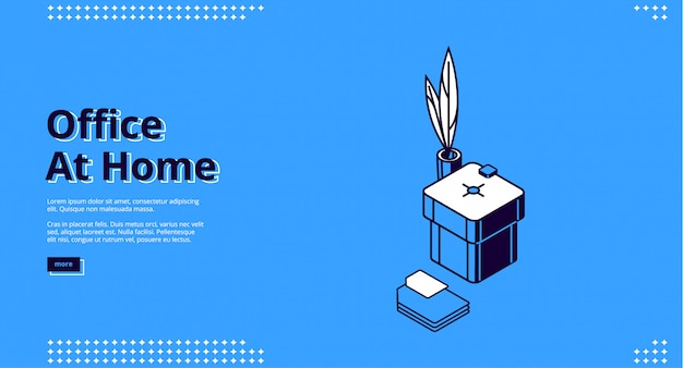 Landingpage des home office für freiberufler