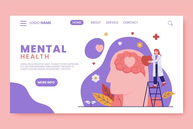 Landingpage für psychische gesundheit