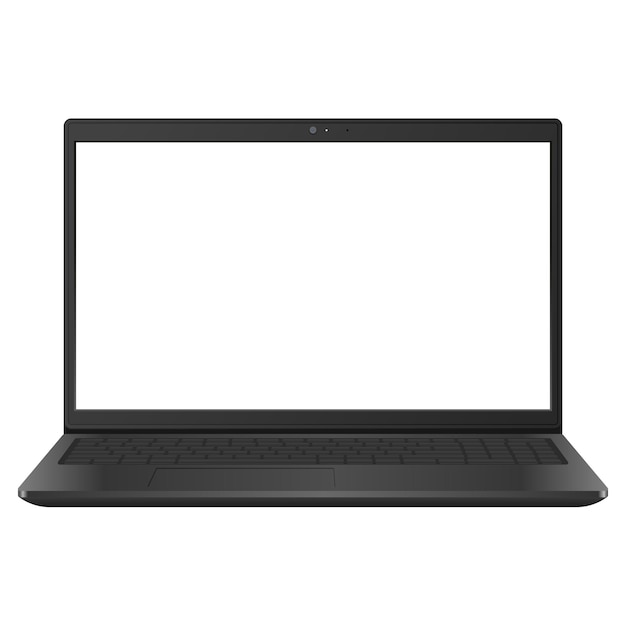 Kostenloser Vektor laptop realistisch 2