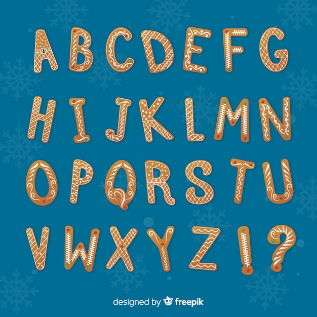 Lebkuchen-alphabet