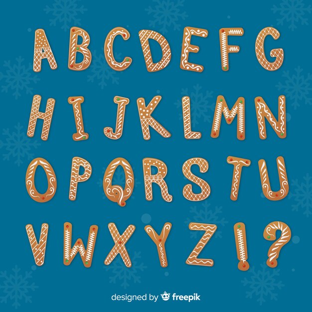 Lebkuchen-Alphabet