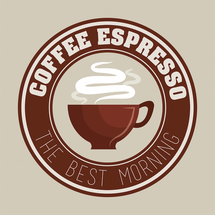 Kostenlose Vektor leckerer kaffee