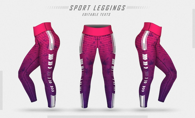 Leggings Hosen Training Mode Illustration mit Schimmel