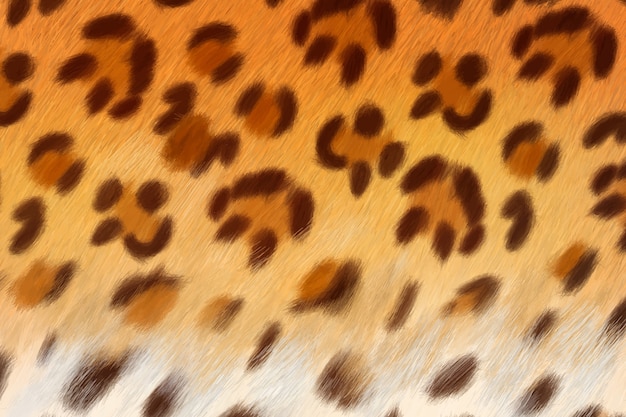 Leoparden Muster drucken