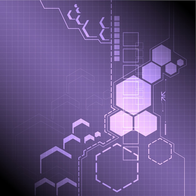 Kostenloser Vektor lila geometrischen hintergrund