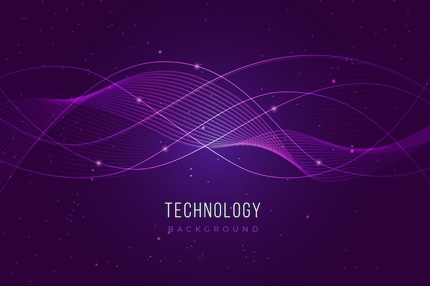 Lila Technologie-Hintergrund