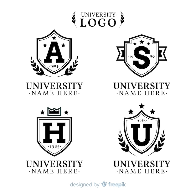 Kostenloser Vektor logo der universität