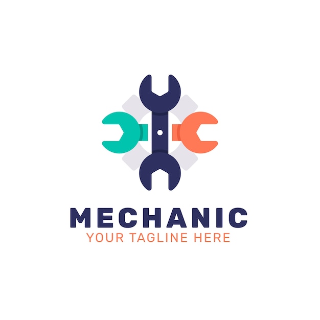 Logo-Design für mechanische Reparaturen