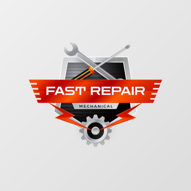 Logo-design für mechanische reparaturen