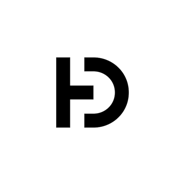 Logo design kombination buchstabe t und u