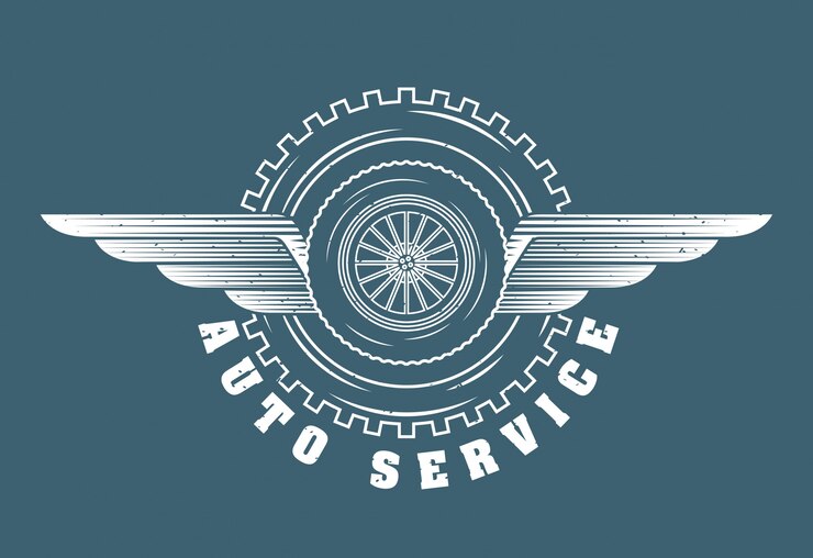 Kostenlose Vektor logo für autoreparaturservice