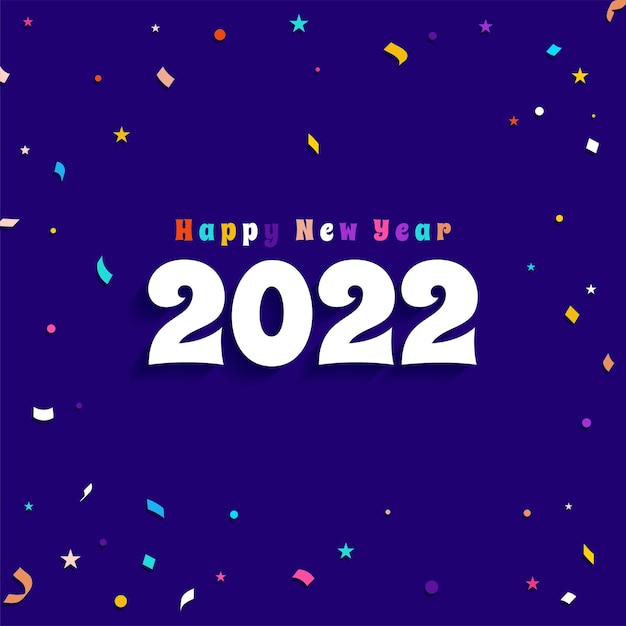 Luxus-Grußkarte für das neue Jahr 2022