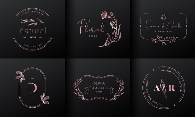 Luxus Logo Design Kollektion