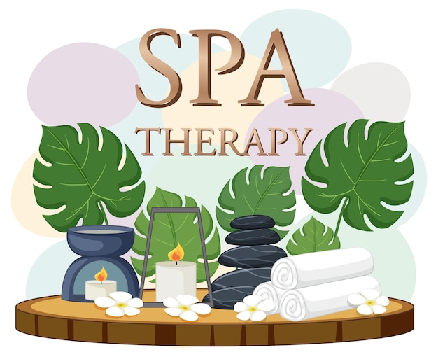 Luxus-Spa-Poster-Vorlagendesign