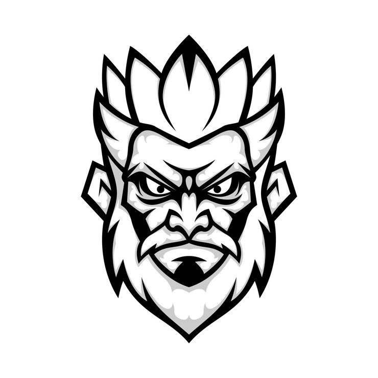 Kostenlose Vektor man maskottchen-logo-design