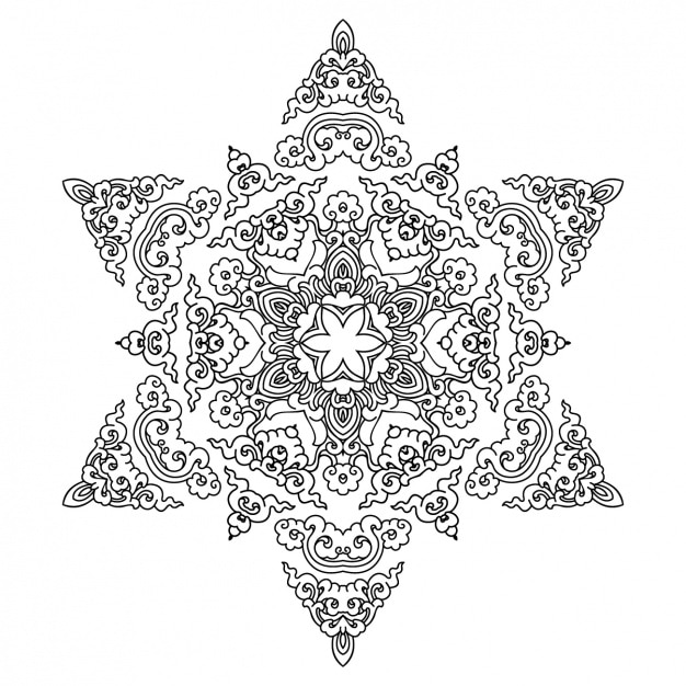 Mandala-design-hintergrund